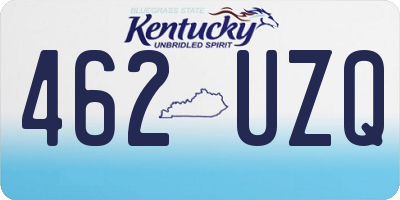 KY license plate 462UZQ