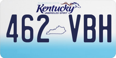 KY license plate 462VBH