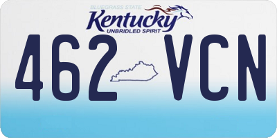 KY license plate 462VCN
