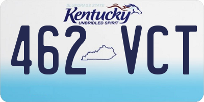 KY license plate 462VCT