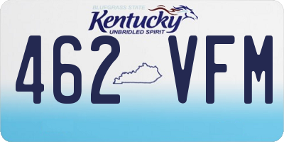 KY license plate 462VFM