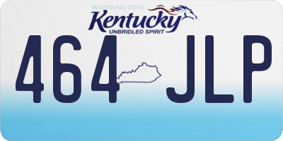 KY license plate 464JLP