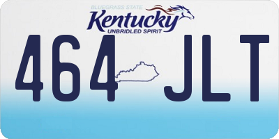 KY license plate 464JLT