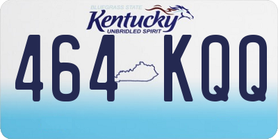 KY license plate 464KQQ
