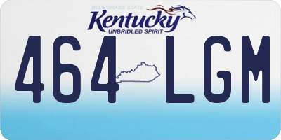KY license plate 464LGM