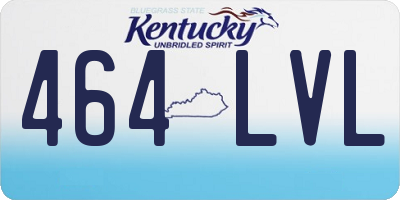 KY license plate 464LVL