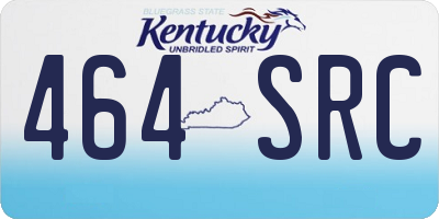 KY license plate 464SRC