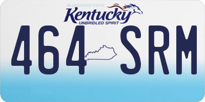 KY license plate 464SRM