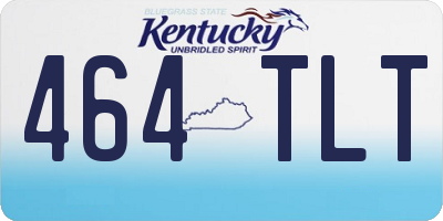 KY license plate 464TLT
