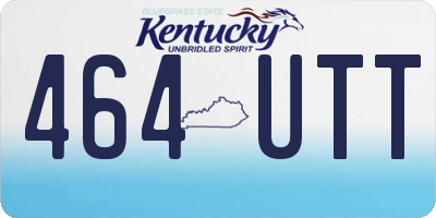 KY license plate 464UTT
