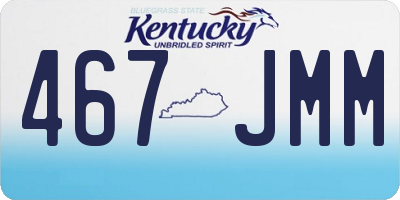 KY license plate 467JMM