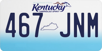 KY license plate 467JNM