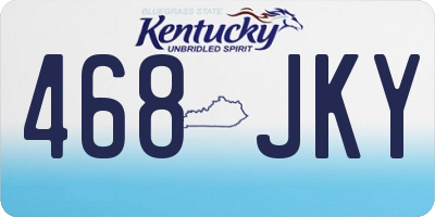 KY license plate 468JKY