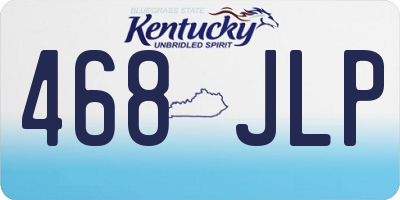 KY license plate 468JLP