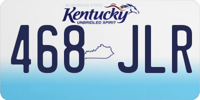 KY license plate 468JLR