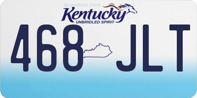 KY license plate 468JLT