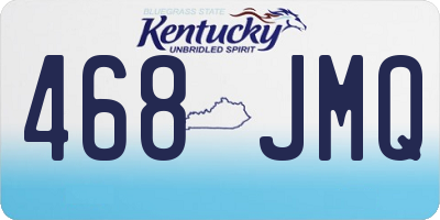 KY license plate 468JMQ