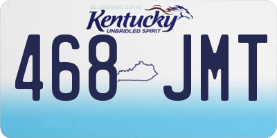 KY license plate 468JMT