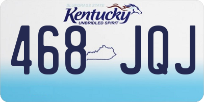 KY license plate 468JQJ