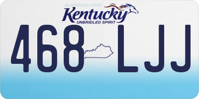 KY license plate 468LJJ