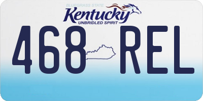 KY license plate 468REL