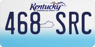 KY license plate 468SRC