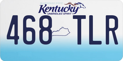KY license plate 468TLR