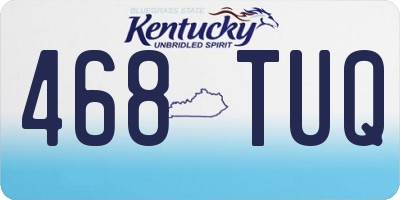 KY license plate 468TUQ