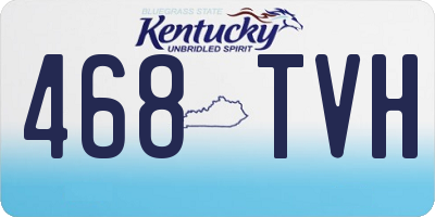 KY license plate 468TVH