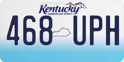 KY license plate 468UPH