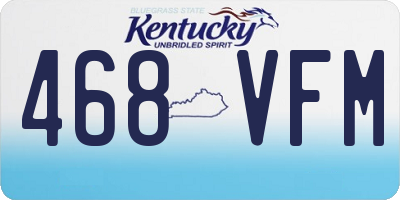 KY license plate 468VFM