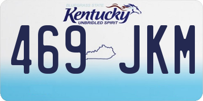 KY license plate 469JKM