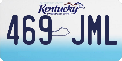 KY license plate 469JML