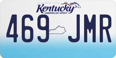 KY license plate 469JMR