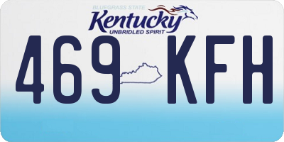 KY license plate 469KFH