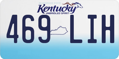 KY license plate 469LIH