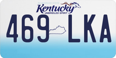 KY license plate 469LKA