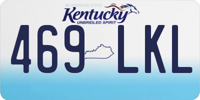 KY license plate 469LKL