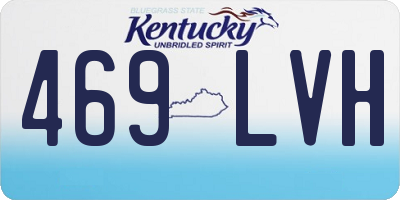 KY license plate 469LVH