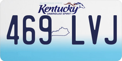 KY license plate 469LVJ