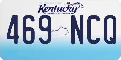 KY license plate 469NCQ
