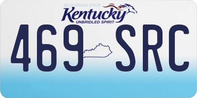 KY license plate 469SRC