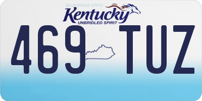 KY license plate 469TUZ