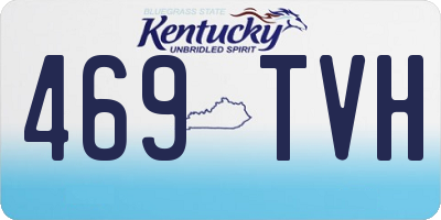 KY license plate 469TVH