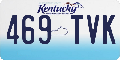 KY license plate 469TVK