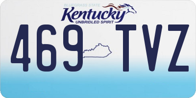 KY license plate 469TVZ