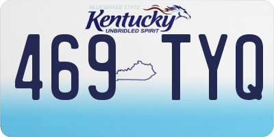 KY license plate 469TYQ