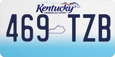 KY license plate 469TZB