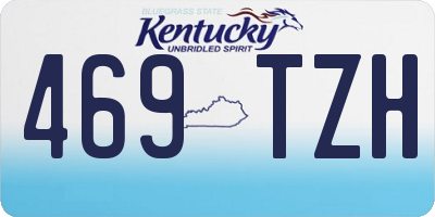KY license plate 469TZH
