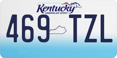 KY license plate 469TZL